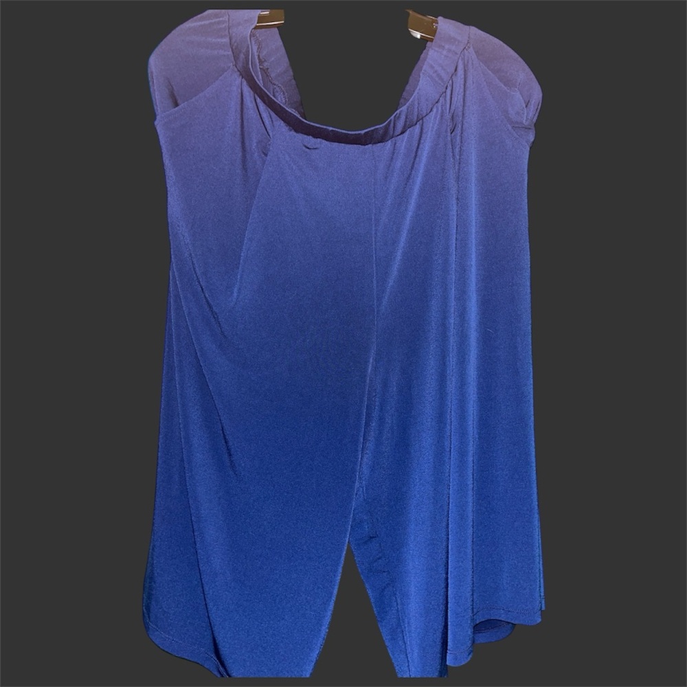 Vintage Slinky Brand Pull Up Blue Shorts Pants